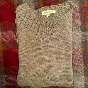 Madewell Linen-Blend Crewneck Sweater